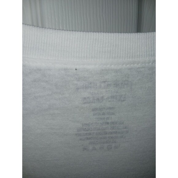 True Religion T Shirt Men's Tee Extra Large XL White with Gold Logo Crew Neck * - Picture 5 of 9